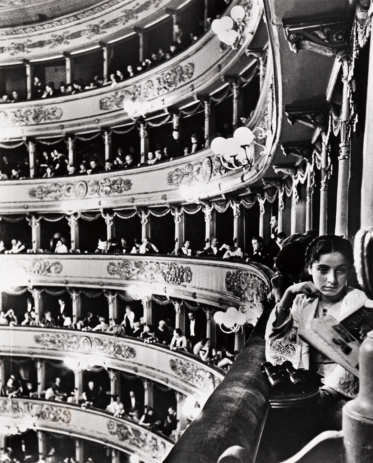 ALFRED EISENSTAEDT (1898-1995) Premiere at La Scala, Milan.